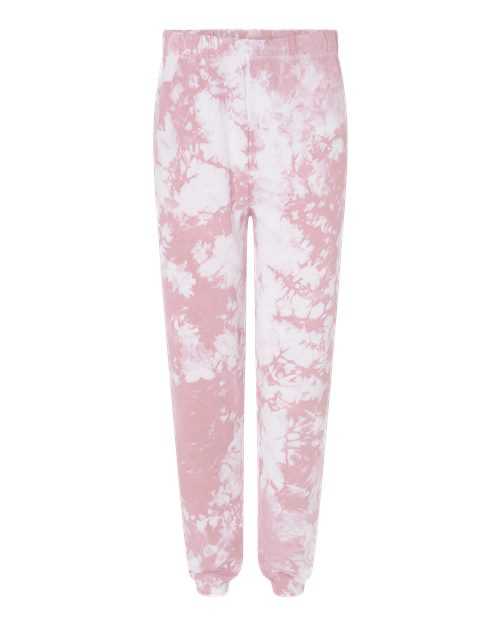 Dyenomite 973VR Dream Tie-Dyed Sweatpants - Rose Crystal - HIT a Double - 1