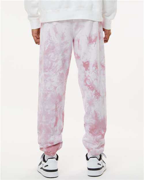 Dyenomite 973VR Dream Tie-Dyed Sweatpants - Rose Crystal - HIT a Double - 4