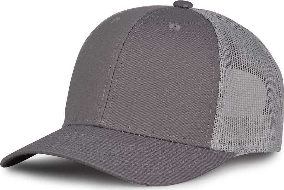 The Game GB452E Everyday Trucker Cap - Charcoal Gray - HIT a Double
