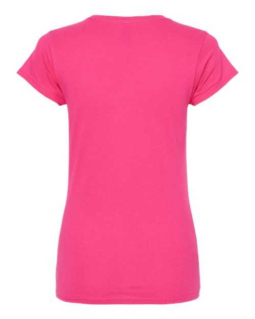 Gildan 64000L Softstyle Womens T-Shirt - Heliconia - HIT a Double - 2
