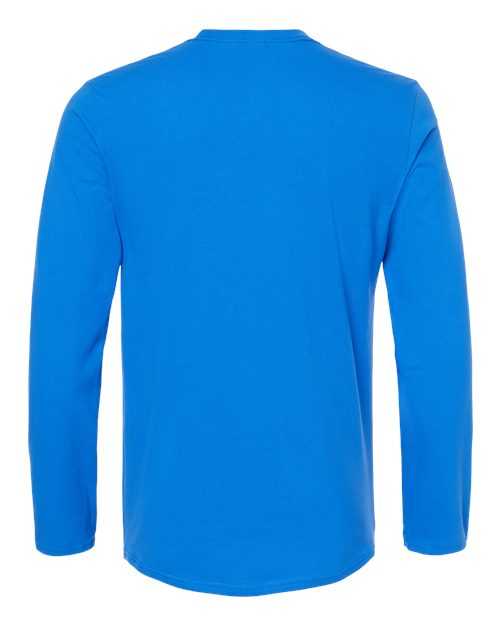 Gildan 64400 Softstyle Long Sleeve T-Shirt - Royal - HIT a Double - 2