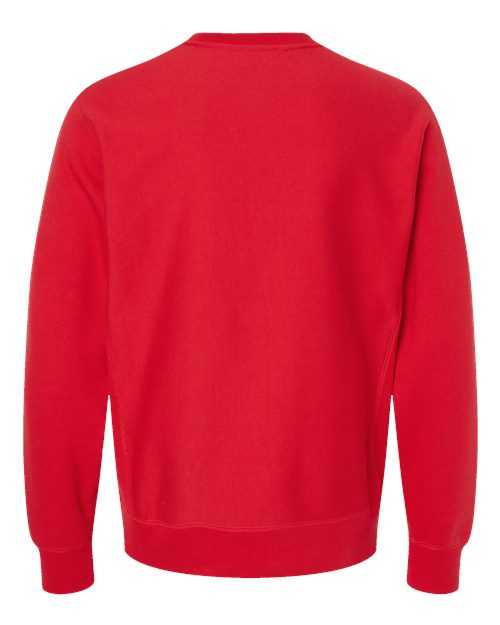 Independent Trading Co IND5000C Legend - Premium Heavyweight Cross-Grain Crewneck Sweatshirt - Red - HIT a Double - 2