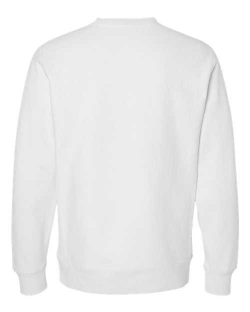 Independent Trading Co IND5000C Legend - Premium Heavyweight Cross-Grain Crewneck Sweatshirt - White - HIT a Double - 2