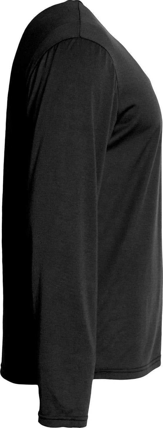 A4 N3029 Men'S Softek Long-Sleeve T-Shirt - BLACK - HIT a Double - 1