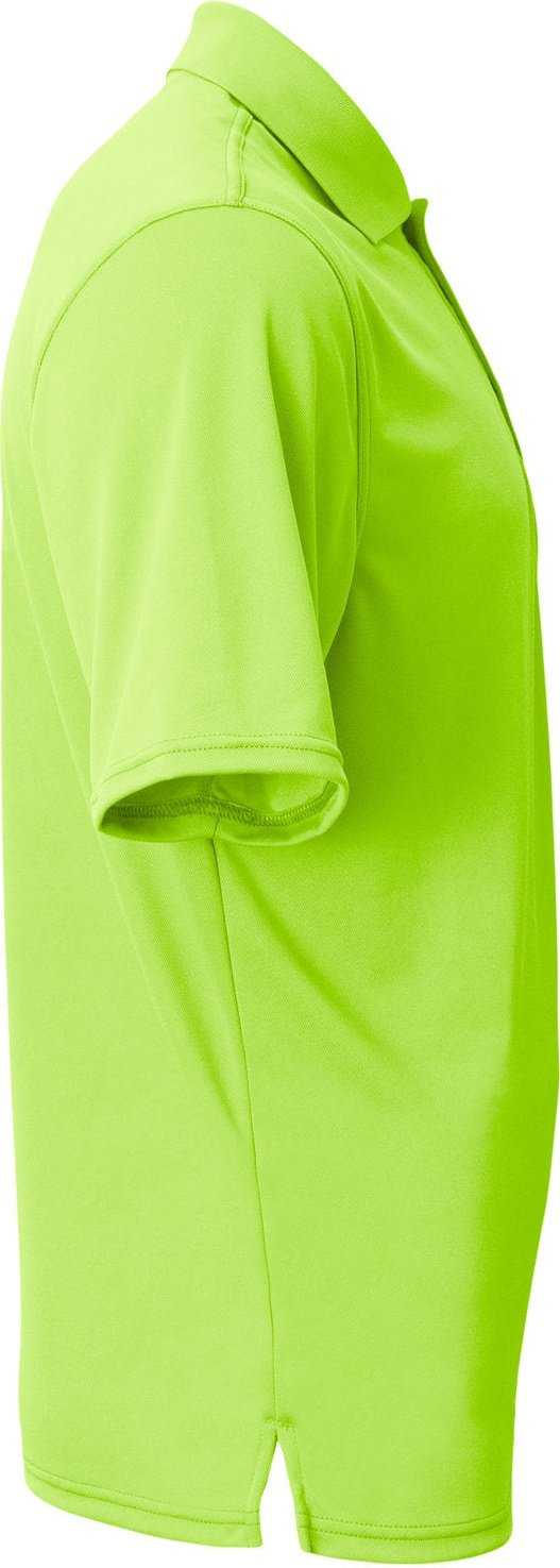 A4 N3040 Adult Essential Polo - LIME - HIT a Double - 2