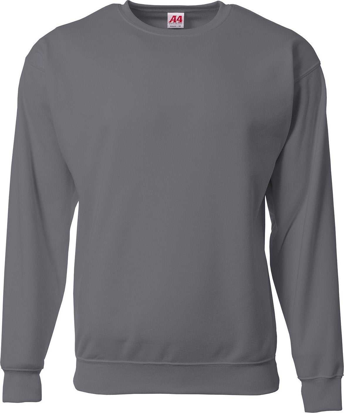 A4 N4275 Men'S Sprint Tech Fleece Sweatshirt - GRAPHITE - HIT a Double - 1