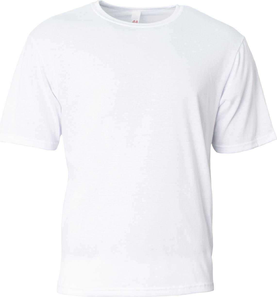 A4 NB3013 Youth Softek T-Shirt - WHITE - HIT a Double - 2