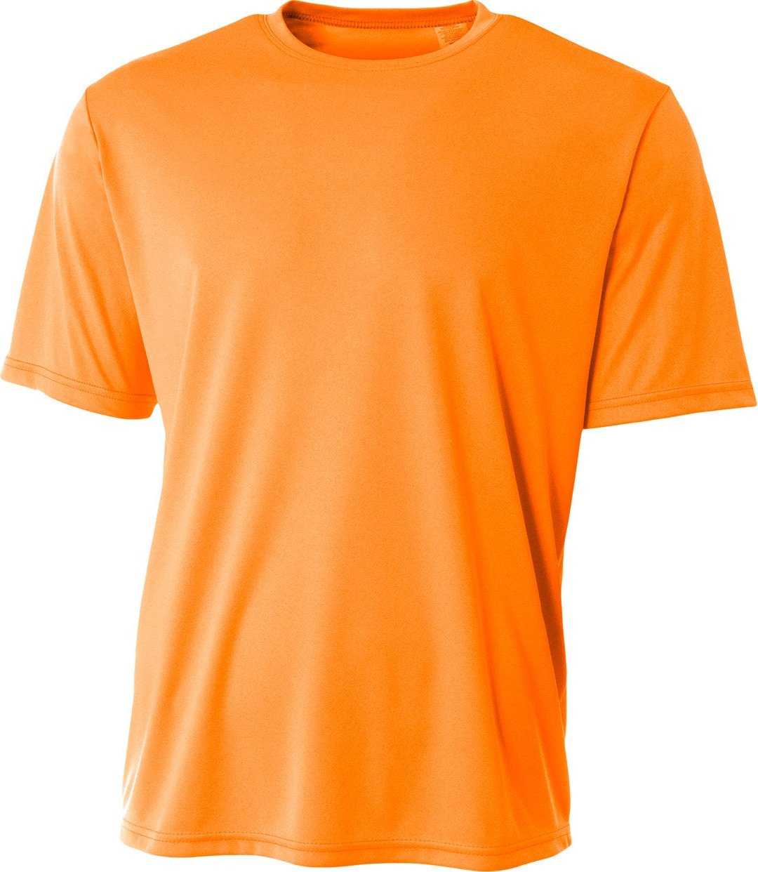 A4 NB3402 Youth Sprint Performance T-Shirt - SAFETY ORANGE - HIT a Double - 2