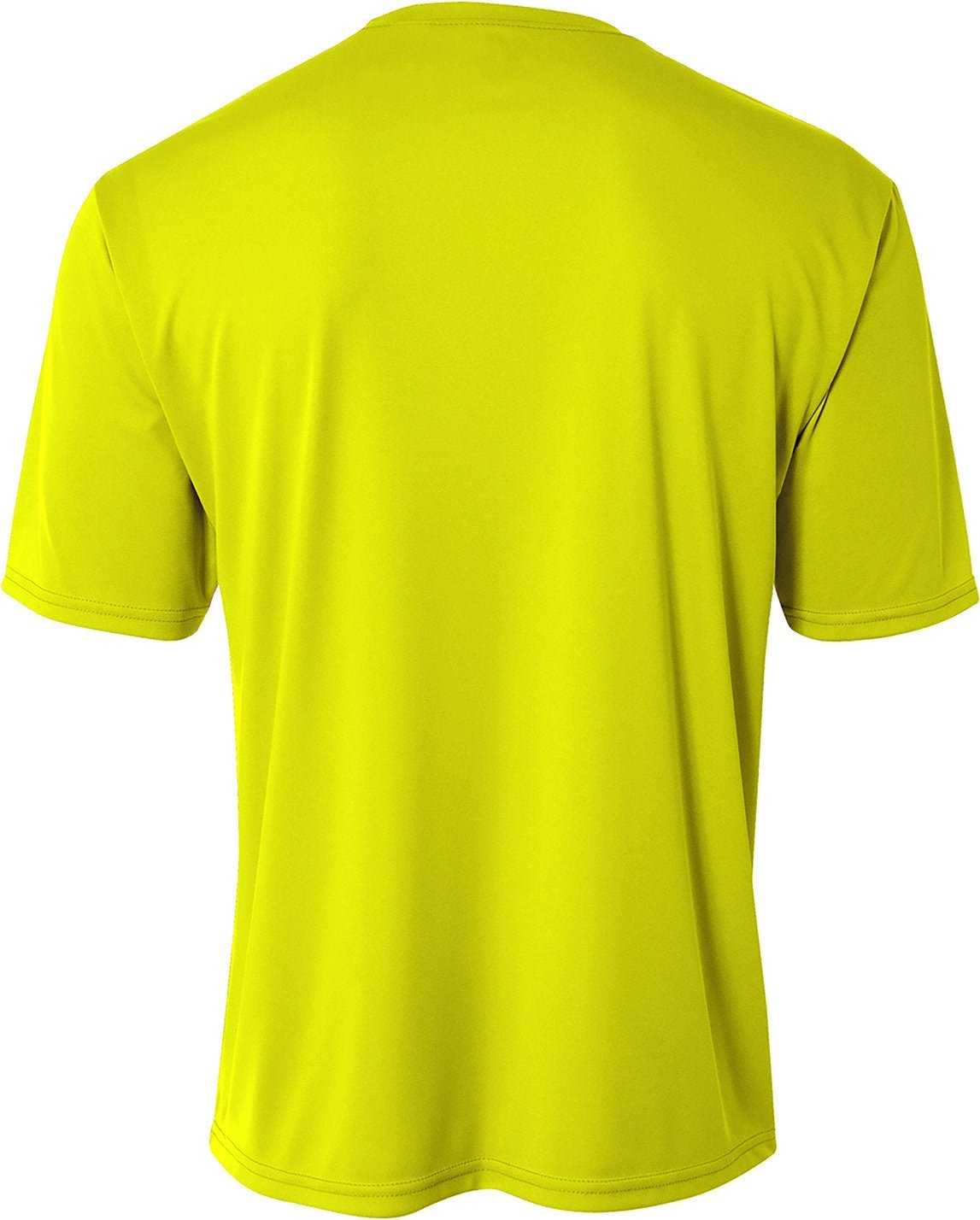 A4 NB3402 Youth Sprint Performance T-Shirt - SAFETY YELLOW - HIT a Double - 1