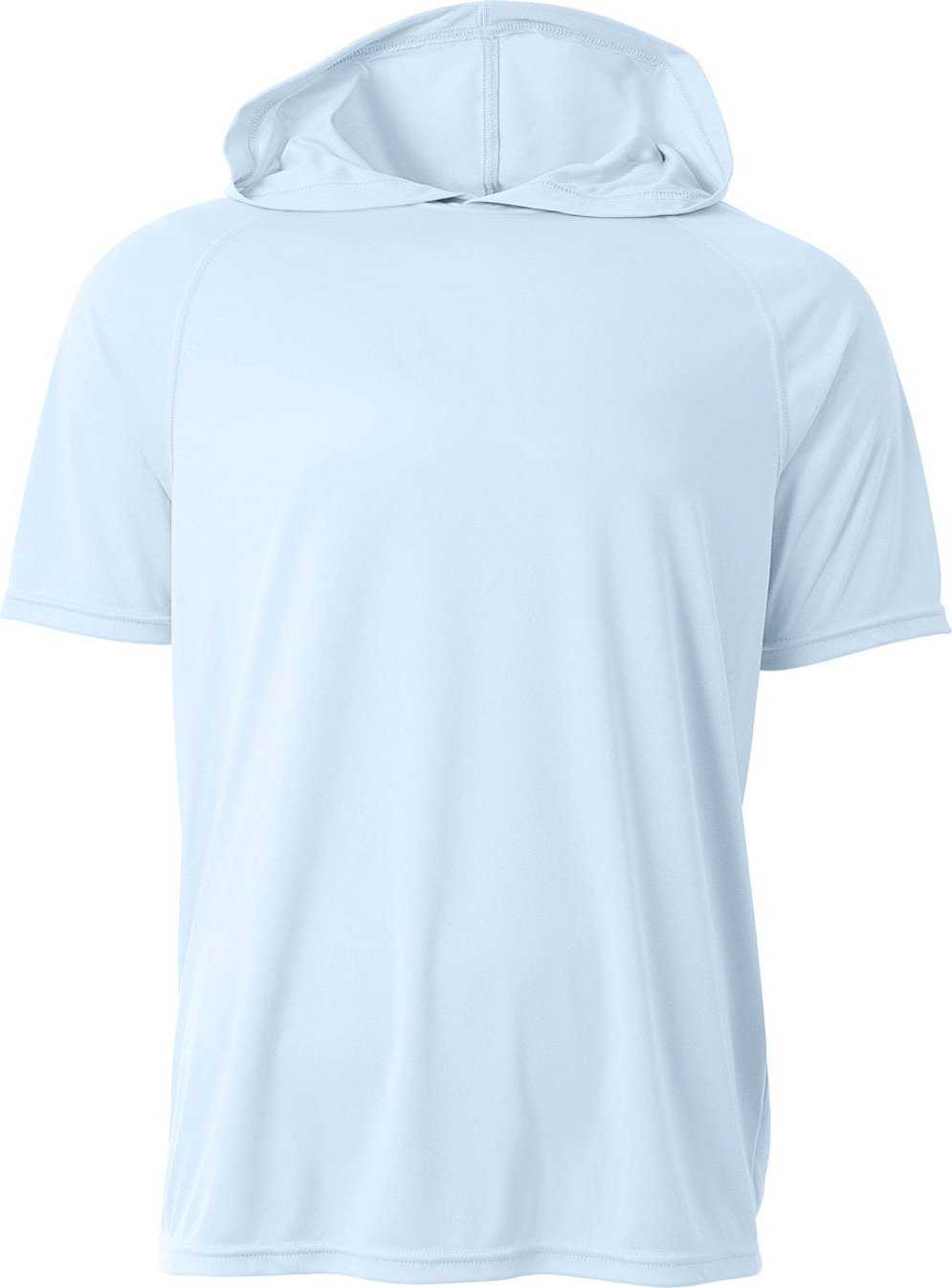 A4 NB3408 Youth Hooded T-Shirt - PASTEL BLUE - HIT a Double - 2
