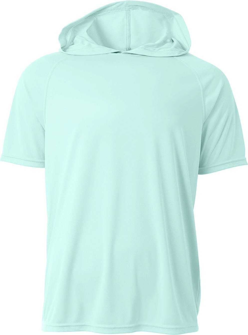 A4 NB3408 Youth Hooded T-Shirt - PASTEL MINT - HIT a Double - 2