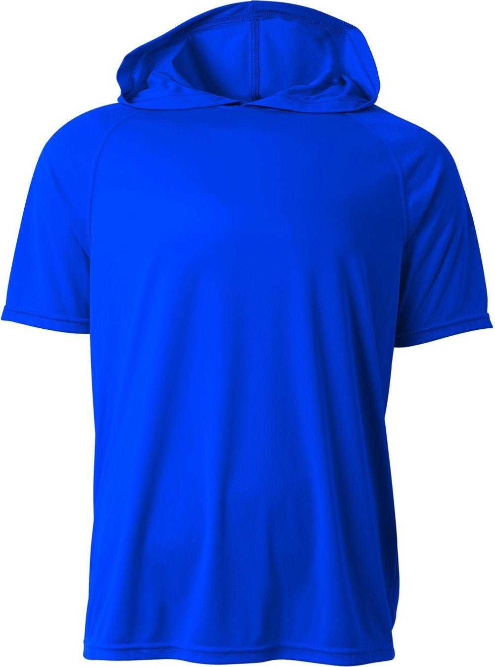 A4 NB3408 Youth Hooded T-Shirt - ROYAL - HIT a Double - 2