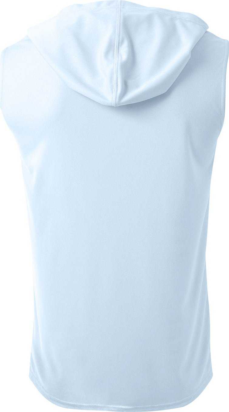 A4 NB3410 Youth Sleeveless Hooded T-Shirt - PASTEL BLUE - HIT a Double - 1