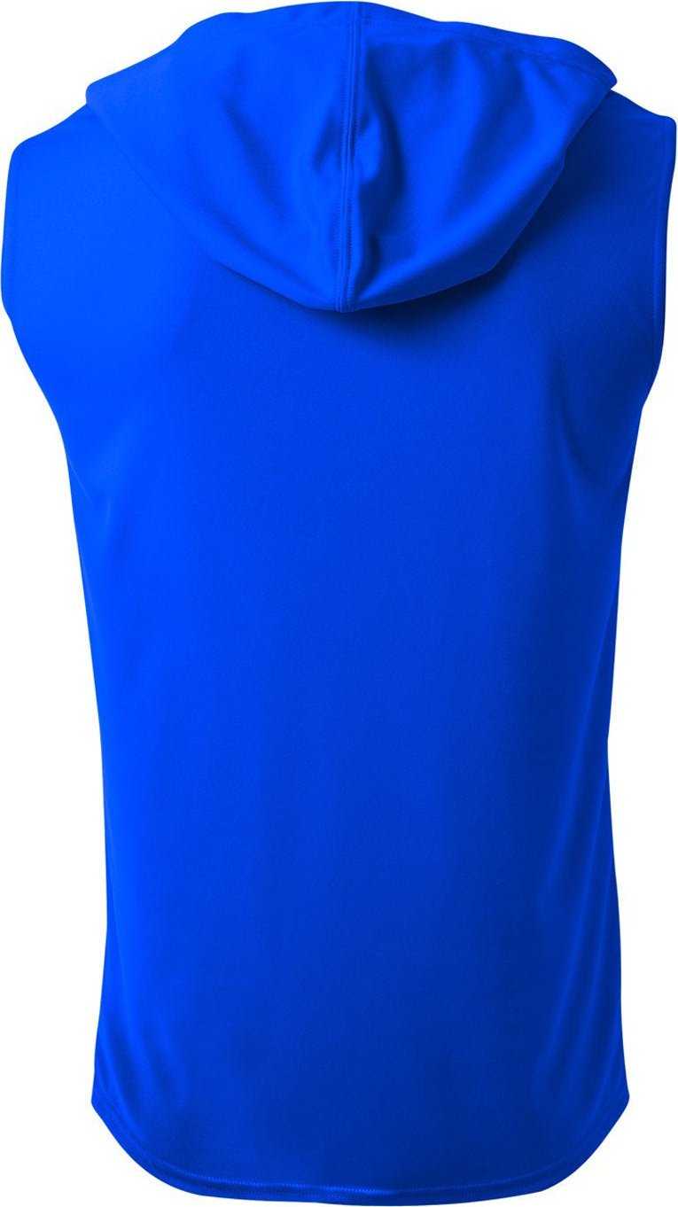A4 NB3410 Youth Sleeveless Hooded T-Shirt - ROYAL - HIT a Double - 1