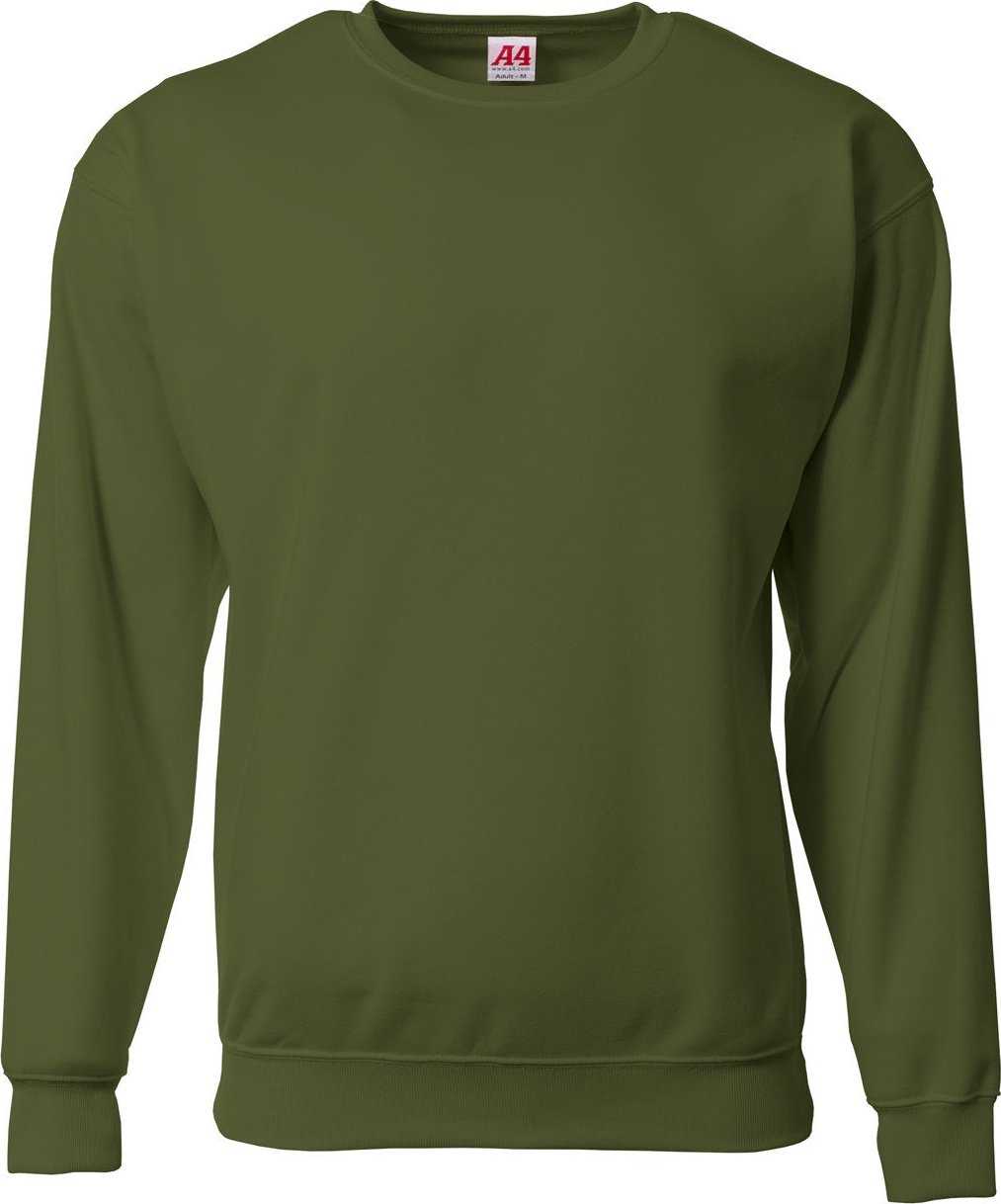A4 NB4275 Youth Sprint Sweatshirt - MILITARY GREEN - HIT a Double - 2