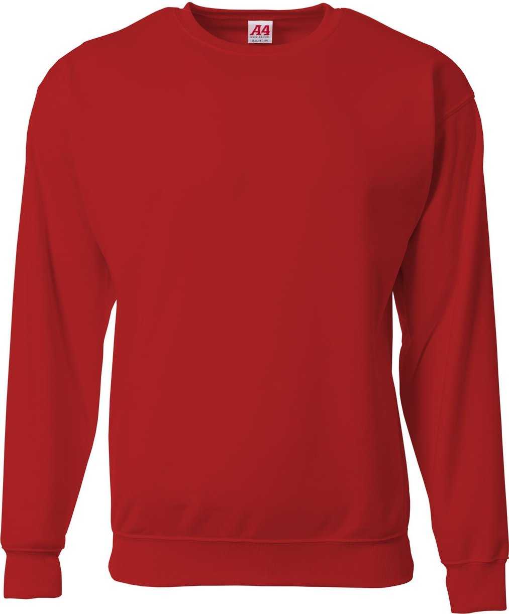 A4 NB4275 Youth Sprint Sweatshirt - SCARLET - HIT a Double - 2