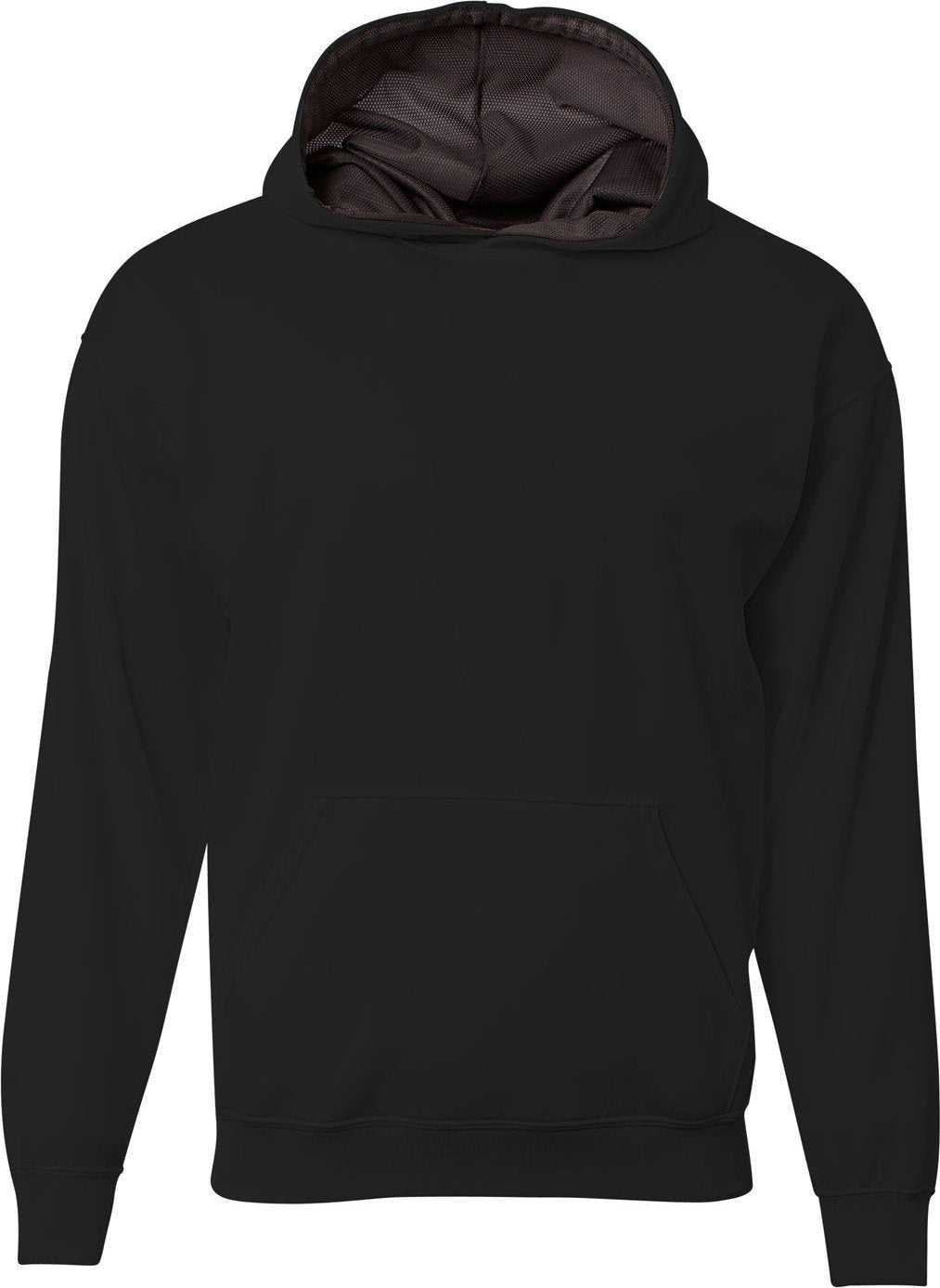 A4 NB4279 Youth Sprint Hooded Sweatshirt - BLACK - HIT a Double - 2