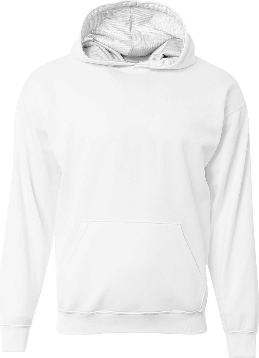 A4 NB4279 Youth Sprint Hooded Sweatshirt - WHITE - HIT a Double - 2