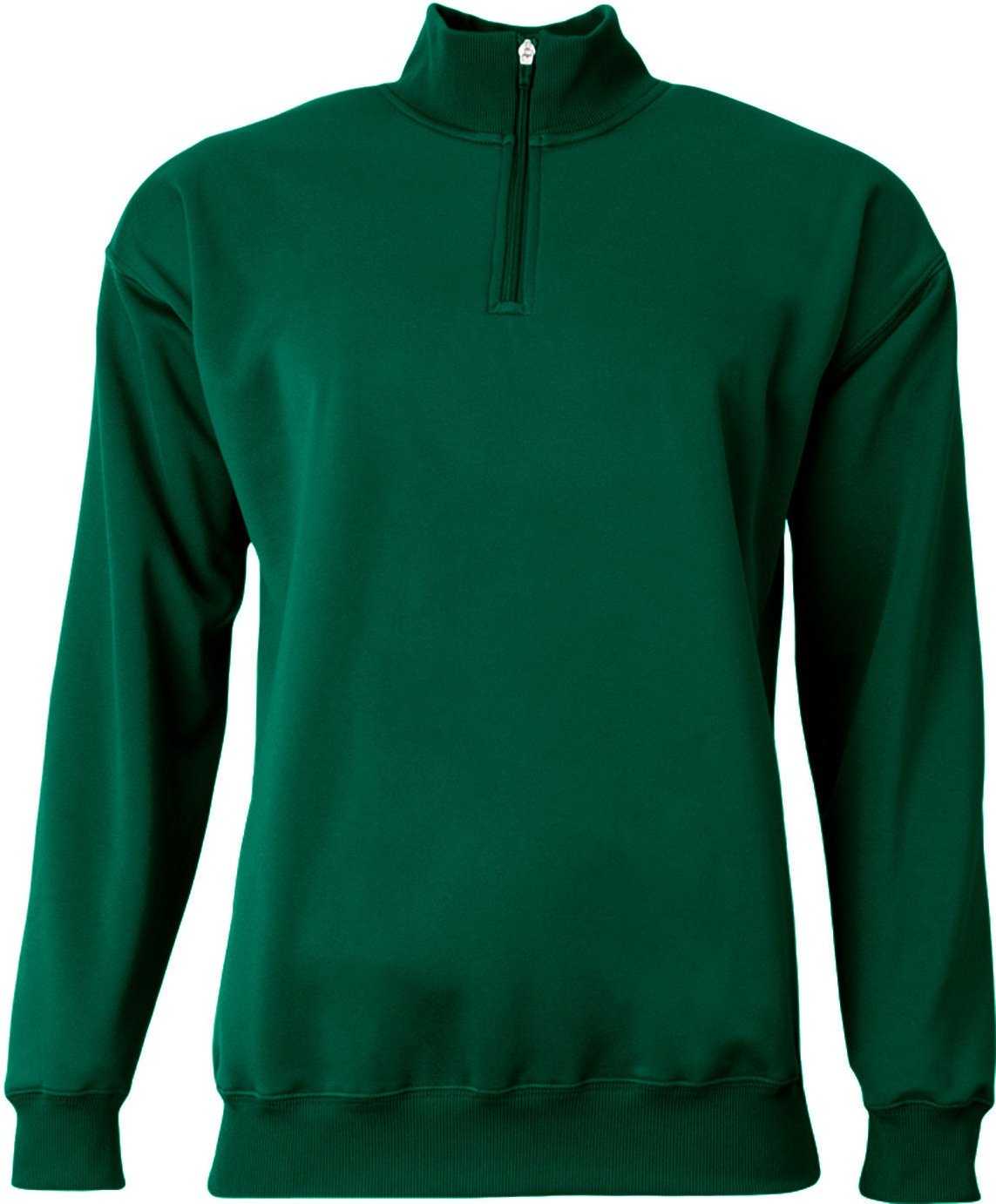 A4 NB4282 Youth Sprint Quarter Zip - FOREST - HIT a Double - 2