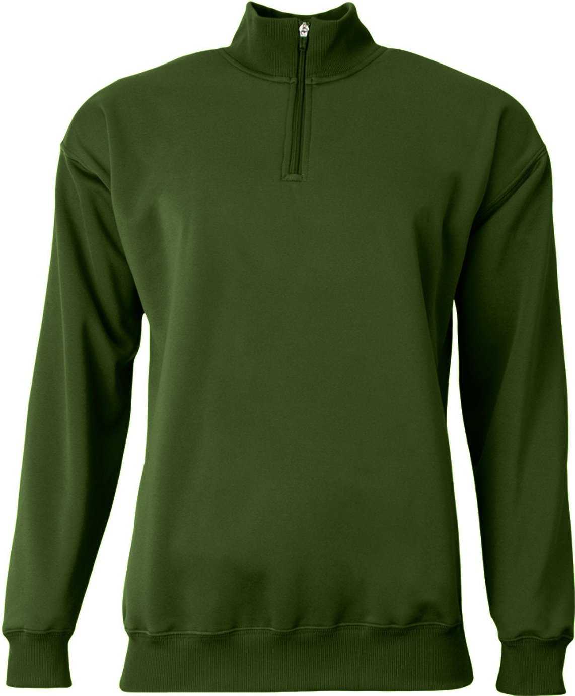 A4 NB4282 Youth Sprint Quarter Zip - MILITARY GREEN - HIT a Double - 2