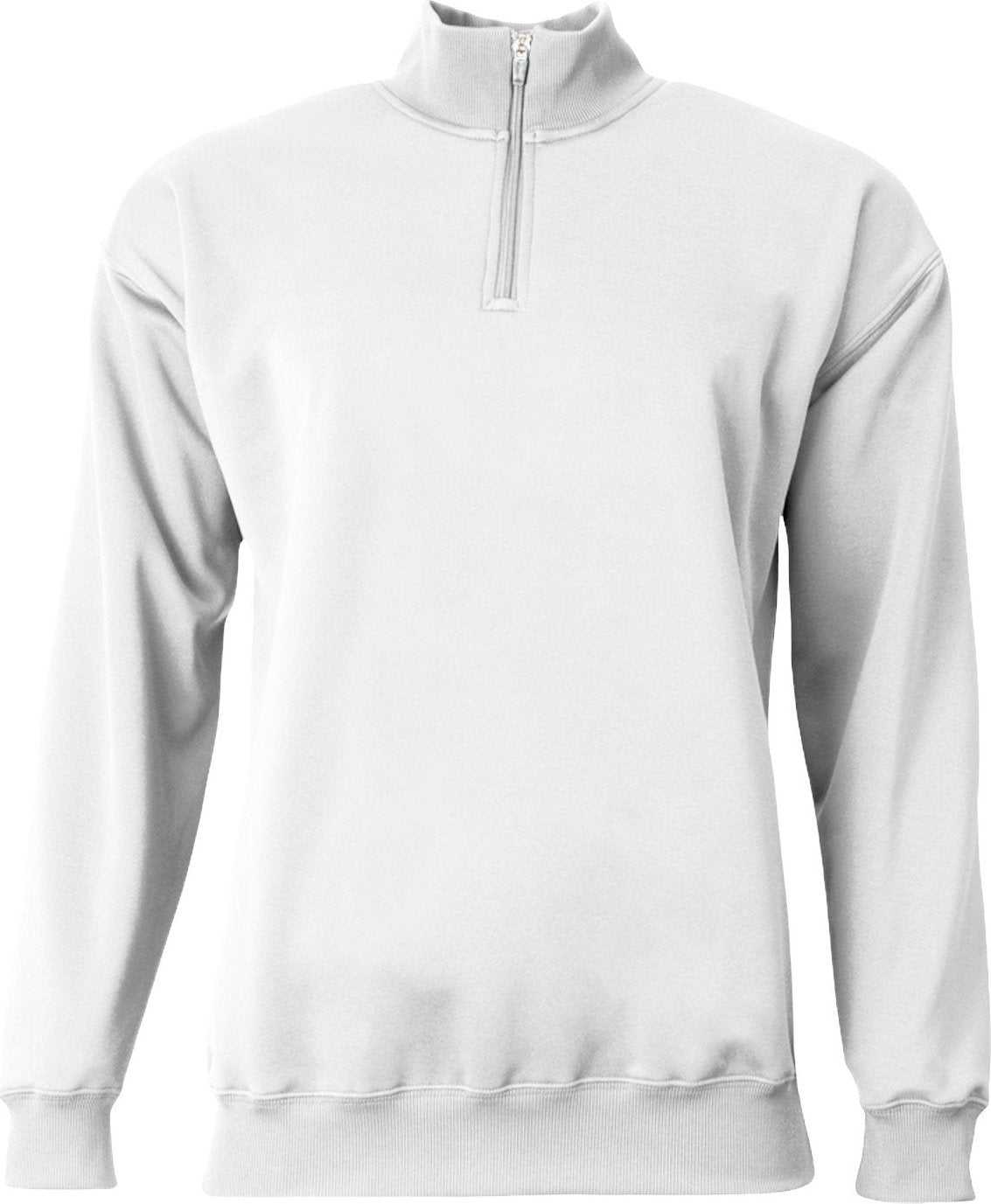 A4 NB4282 Youth Sprint Quarter Zip - WHITE - HIT a Double - 2
