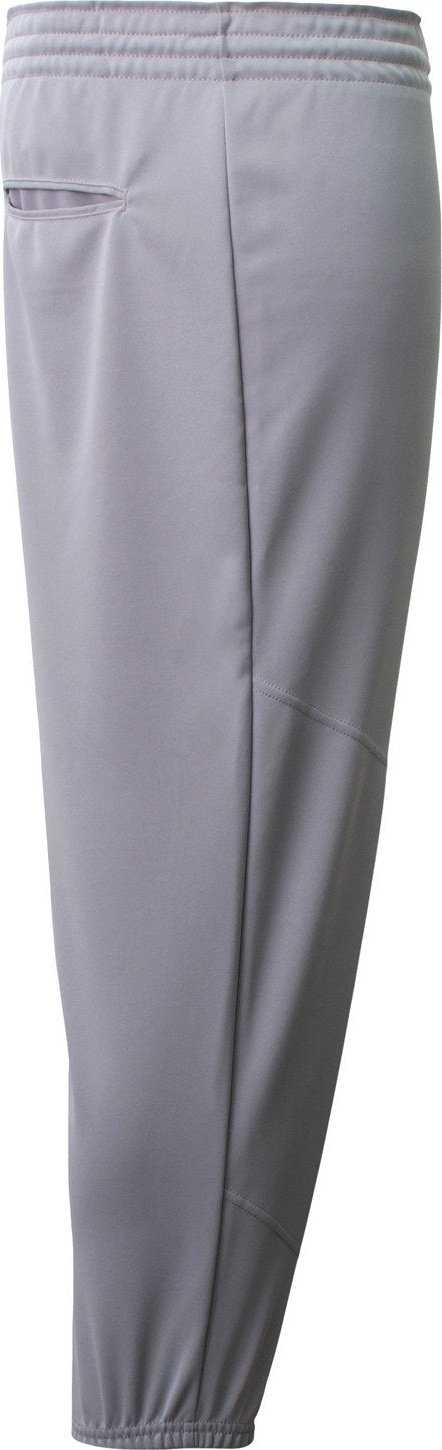 A4 NB6110 Youth Pro Dna Pull Up Baseball Pant - GREY - HIT a Double - 1