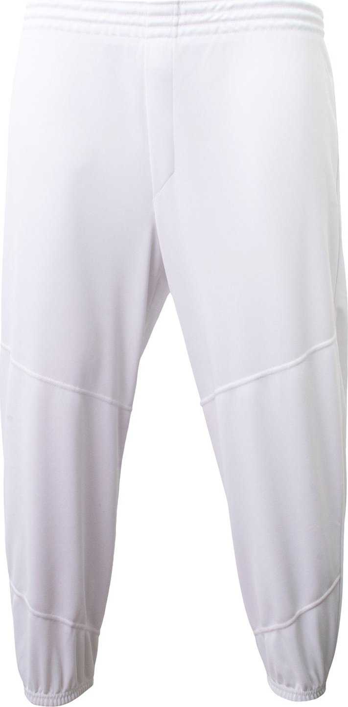 A4 NB6110 Youth Pro Dna Pull Up Baseball Pant - WHITE - HIT a Double - 2