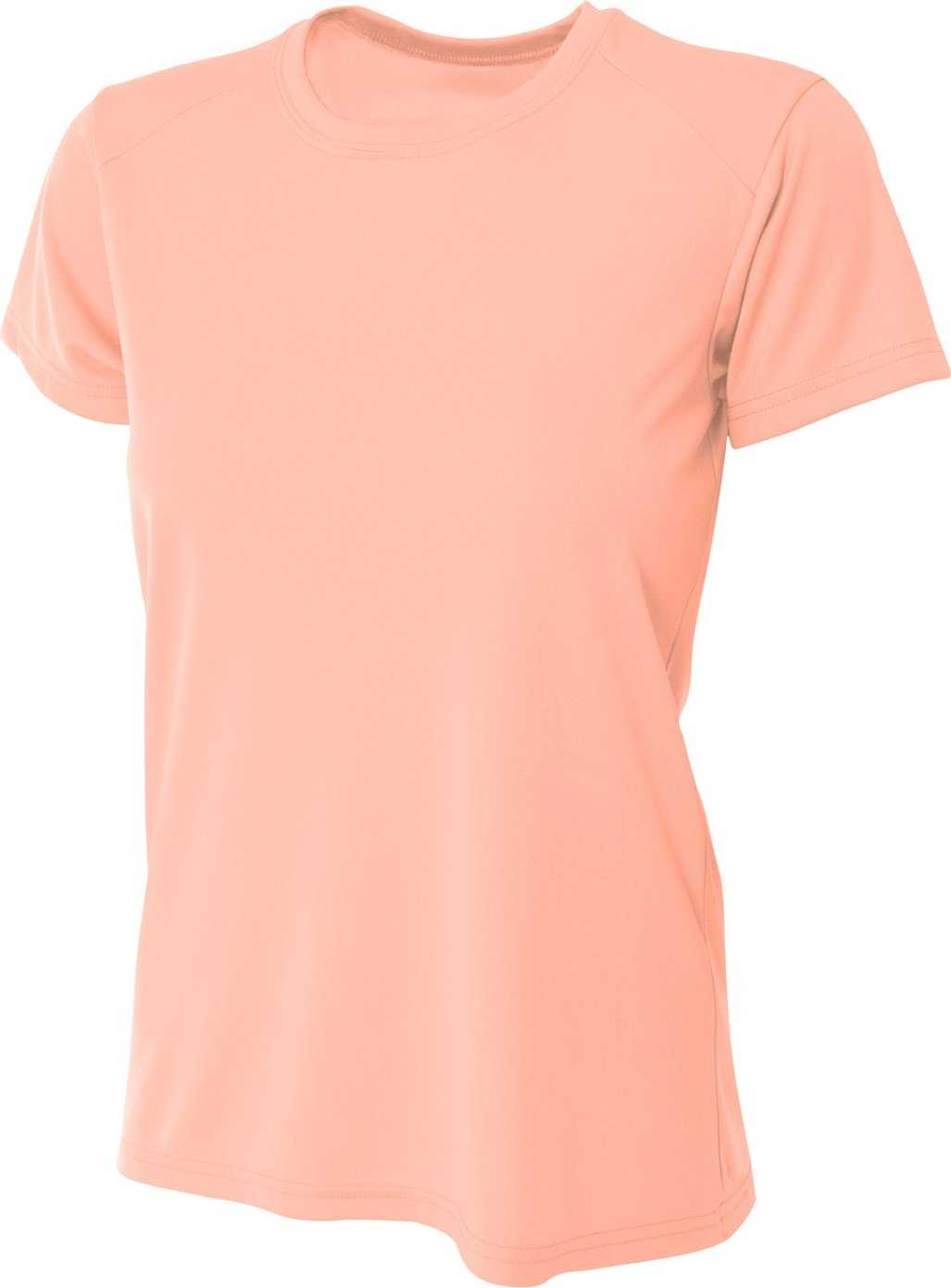 A4 NW3201 Ladies&#39; Cooling Performance T-Shirt - SALMON - HIT a Double - 2