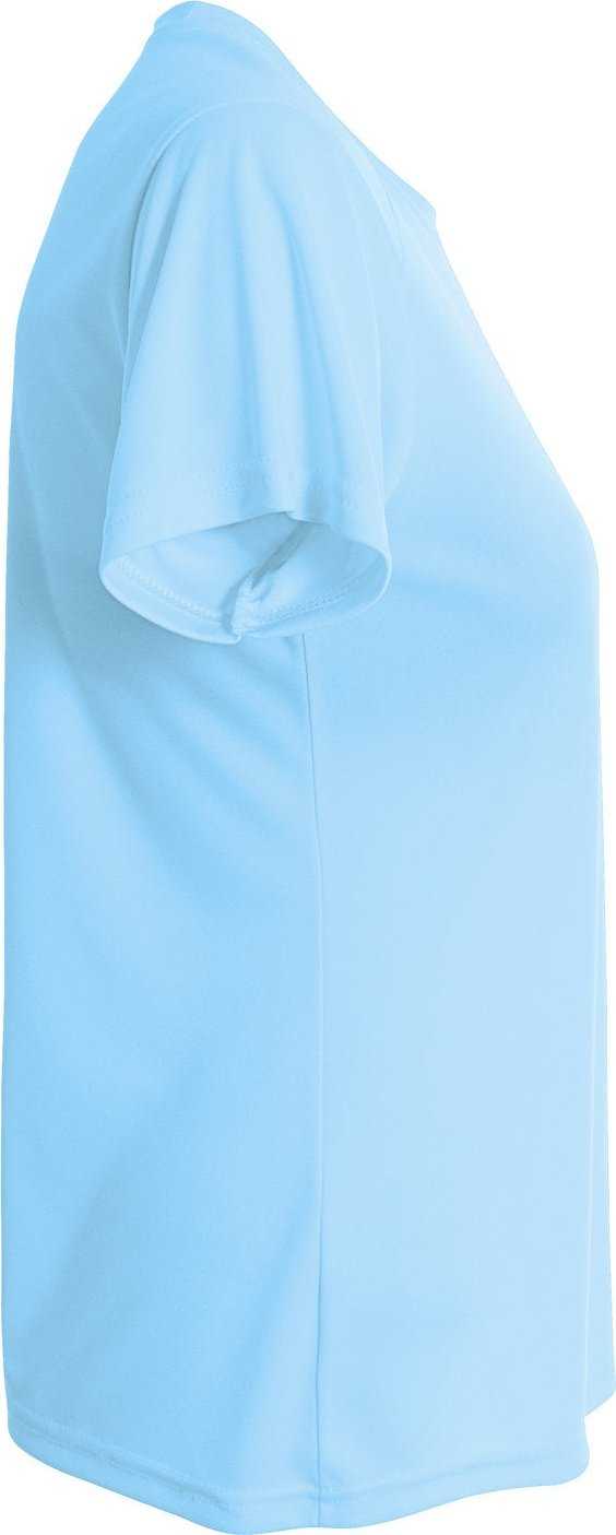 A4 NW3201 Ladies&#39; Cooling Performance T-Shirt - SKY BLUE - HIT a Double - 1