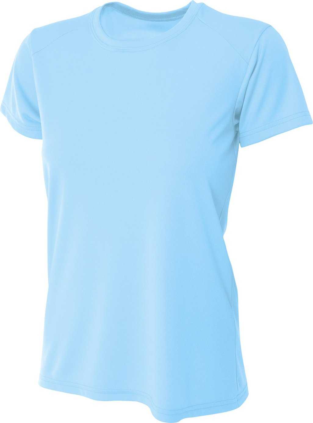 A4 NW3201 Ladies&#39; Cooling Performance T-Shirt - SKY BLUE - HIT a Double - 2