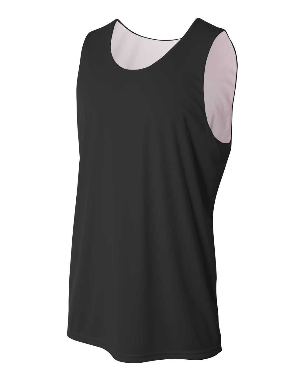 A4 N2375 Reversible Jump Jersey - Black White - HIT a Double
