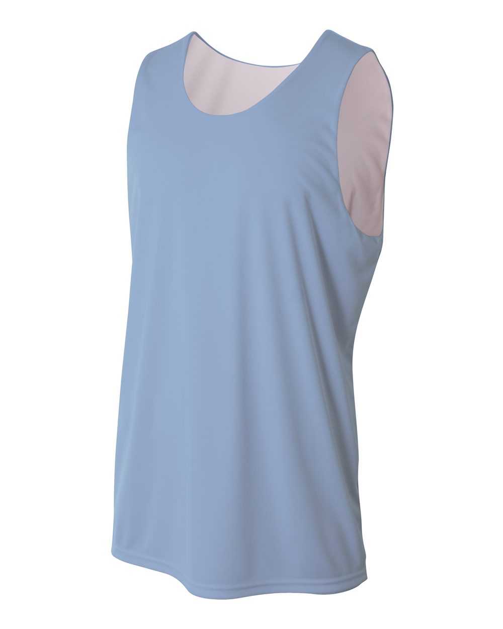 A4 N2375 Reversible Jump Jersey - Light Blue White - HIT a Double