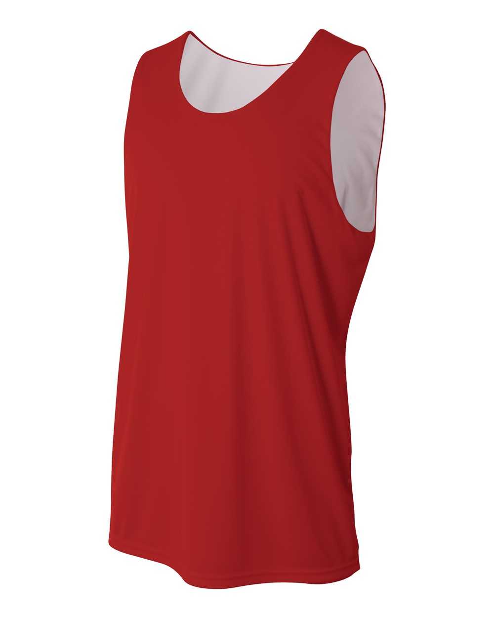 A4 N2375 Reversible Jump Jersey - Scarlet White - HIT a Double