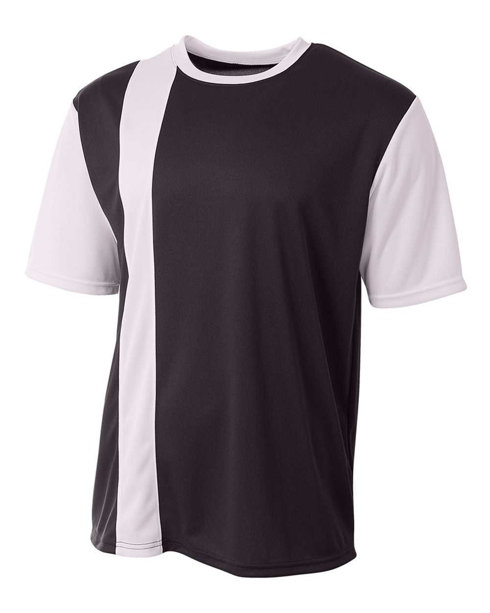 A4 N3016 Legend Soccer Jersey - Black White - HIT a Double