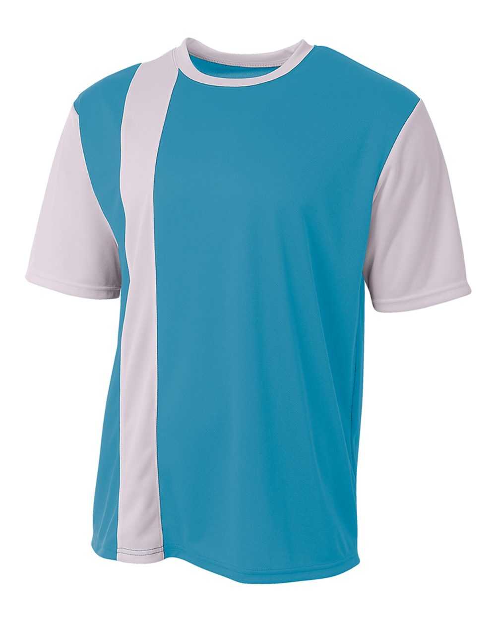 A4 N3016 Legend Soccer Jersey - Electric Blue White - HIT a Double