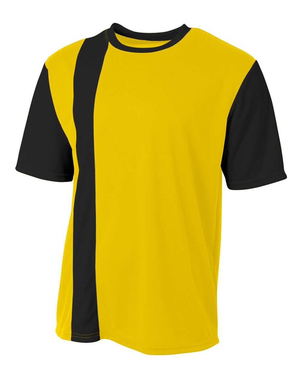 A4 N3016 Legend Soccer Jersey - Gold Black - HIT a Double