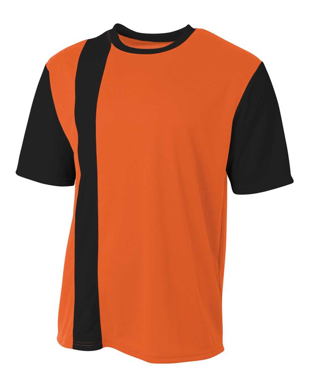 A4 N3016 Legend Soccer Jersey - Orange Black - HIT a Double