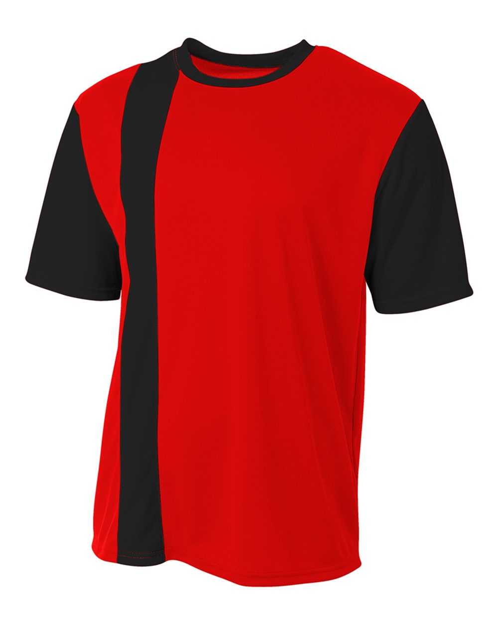 A4 N3016 Legend Soccer Jersey - Scarlet Black - HIT a Double