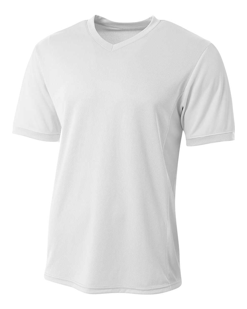 A4 N3017 Premier Soccer Jersey - White - HIT a Double