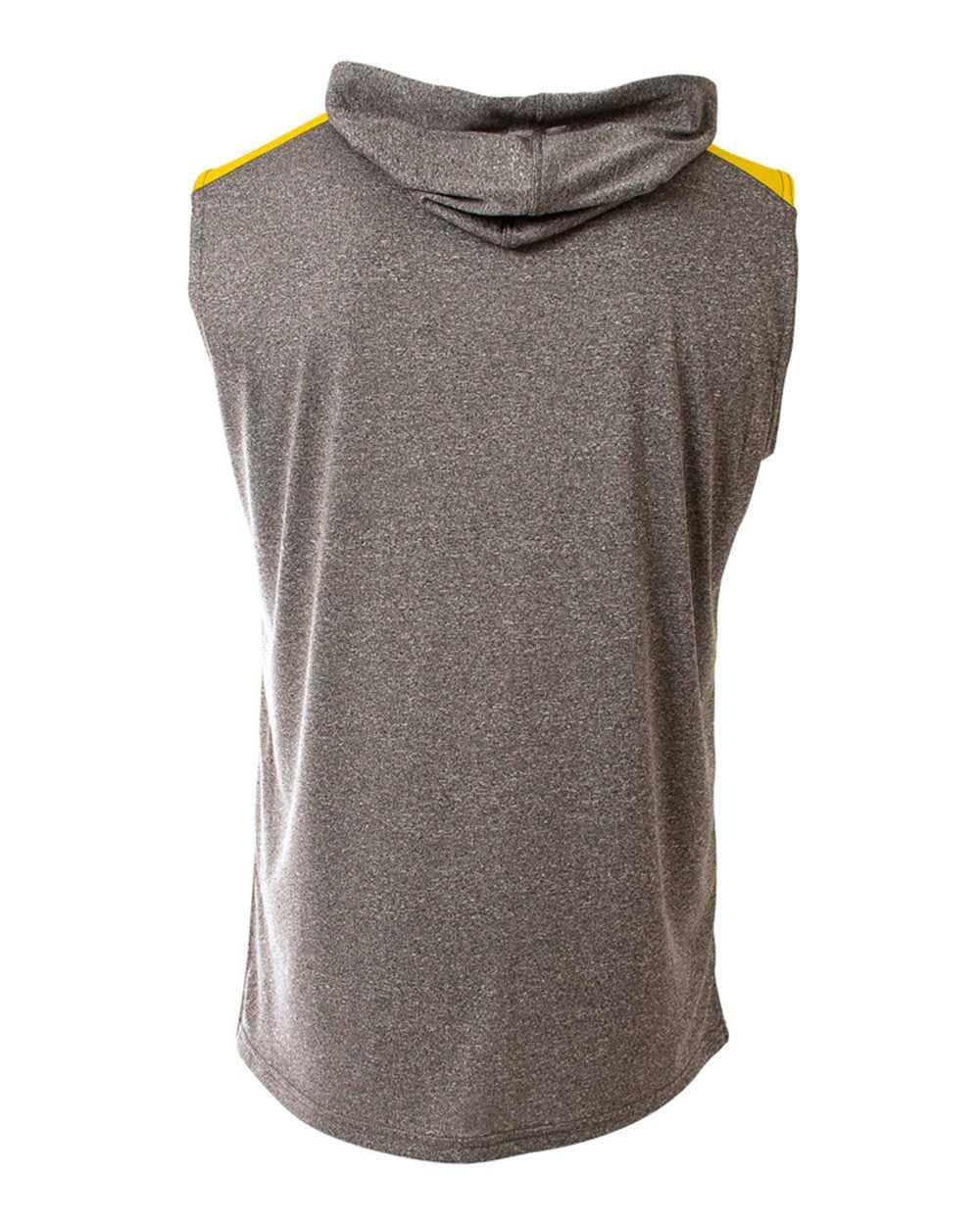 A4 N3031 Tourney Hooded Tee - Heather Gold - HIT a Double