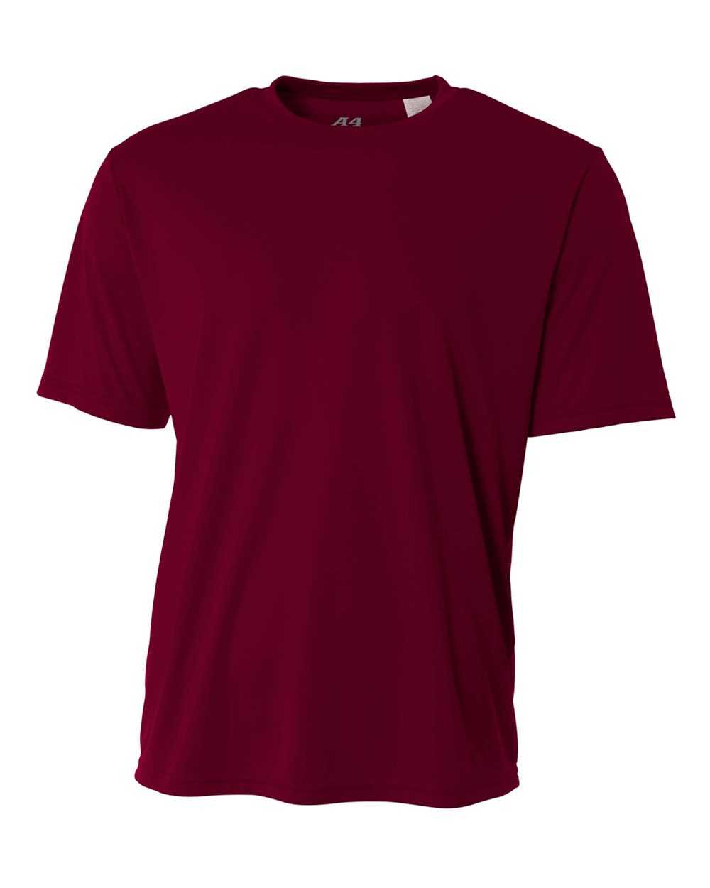 A4 N3142 Cooling Performance T-Shirt - Maroon M