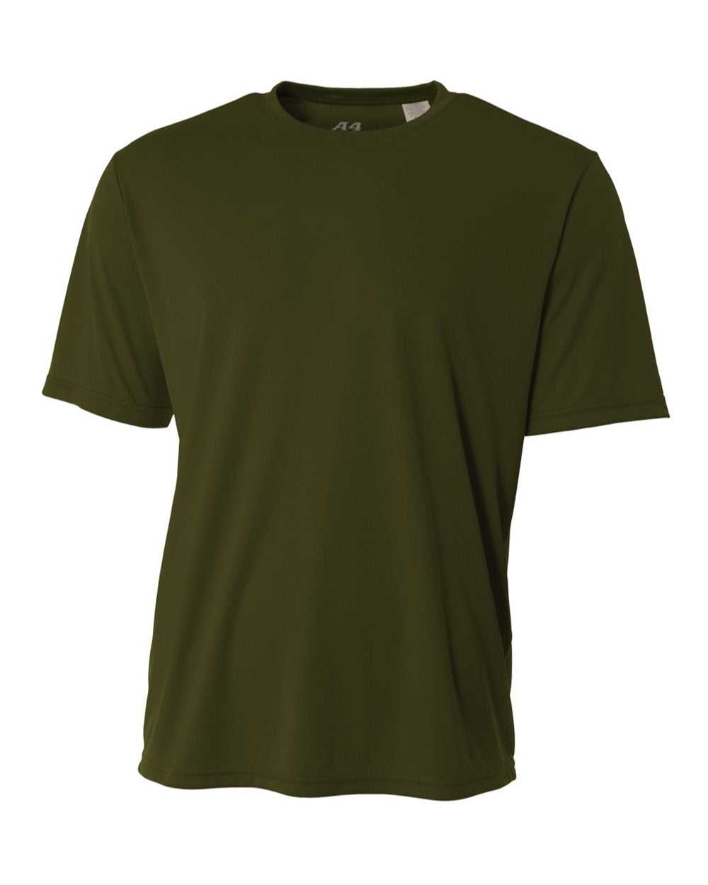 A4 N3142 Cooling Performance Crew - Military Green - HIT a Double