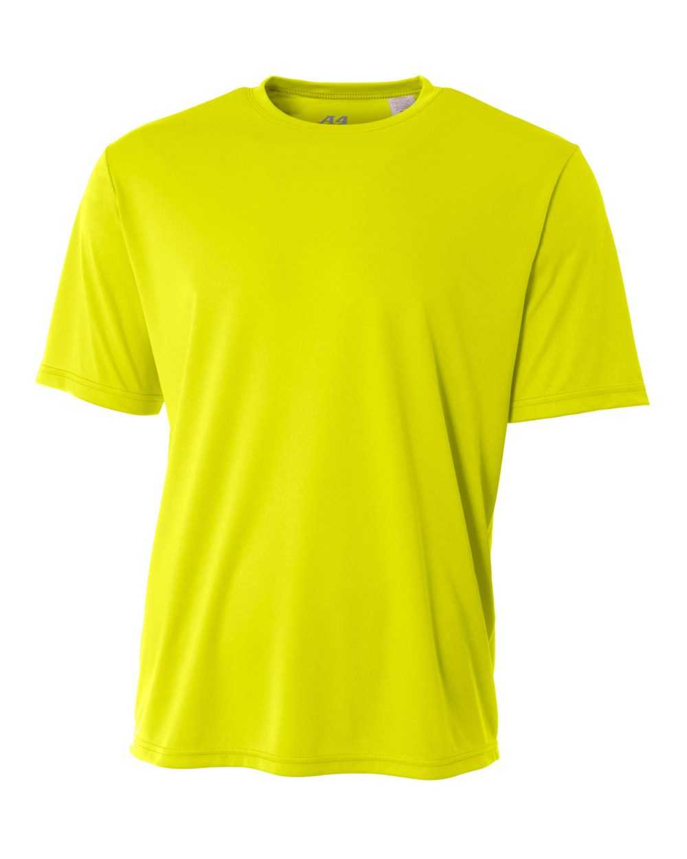 A4 N3142 Cooling Performance Crew - Safety Yellow - HIT a Double