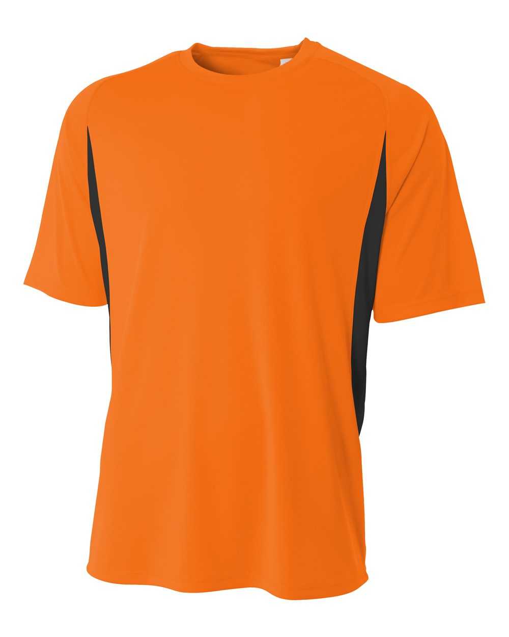 A4 N3181 Cooling Performance Color Blocked Short Sleeve Crew - Safety