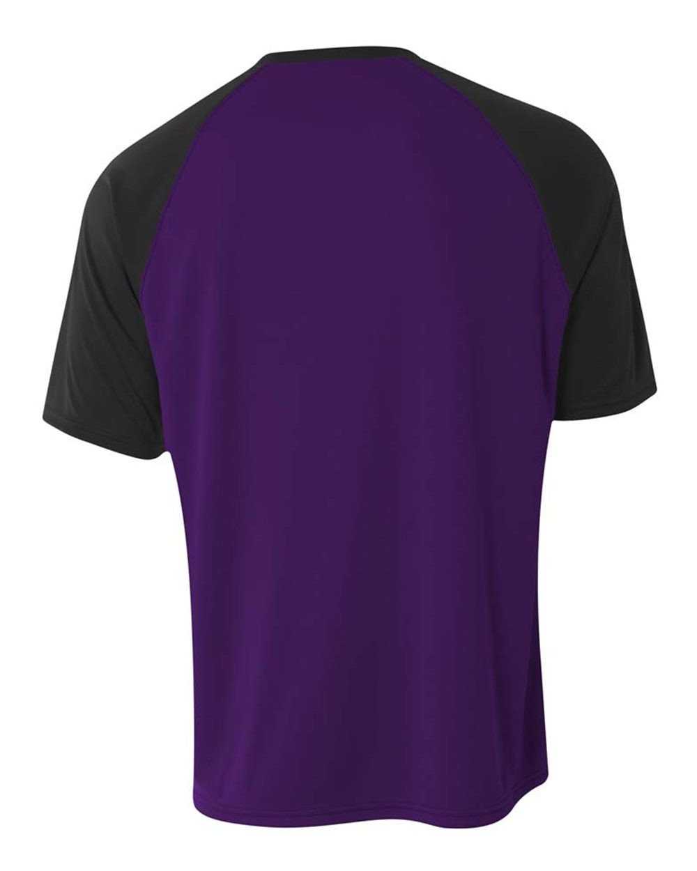 A4 N3373 Strike Jersey - Purple Black - HIT a Double