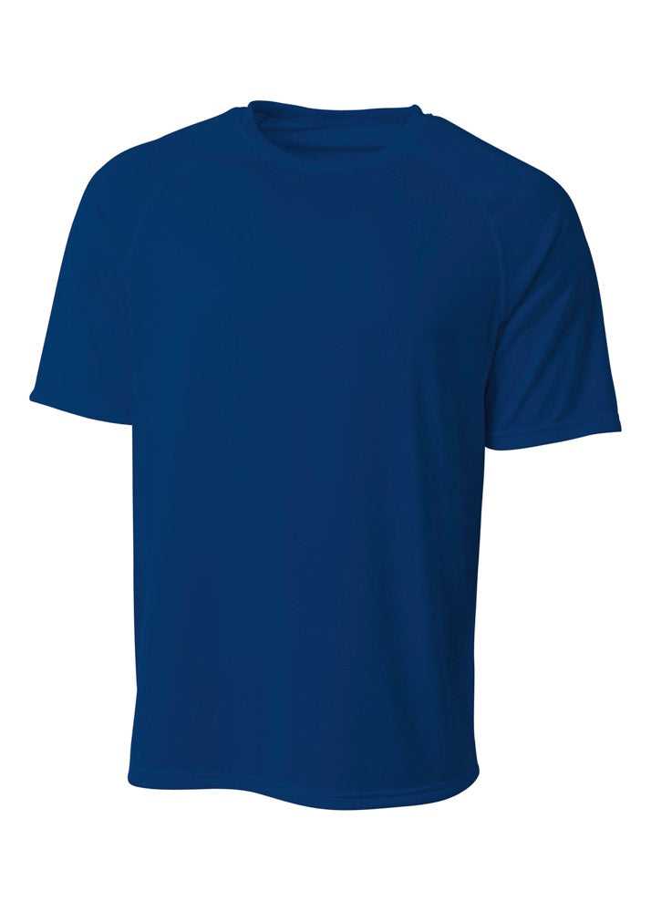 A4 N3393 SureColor Short Sleeve Cationic Tee - Navy - HIT a Double