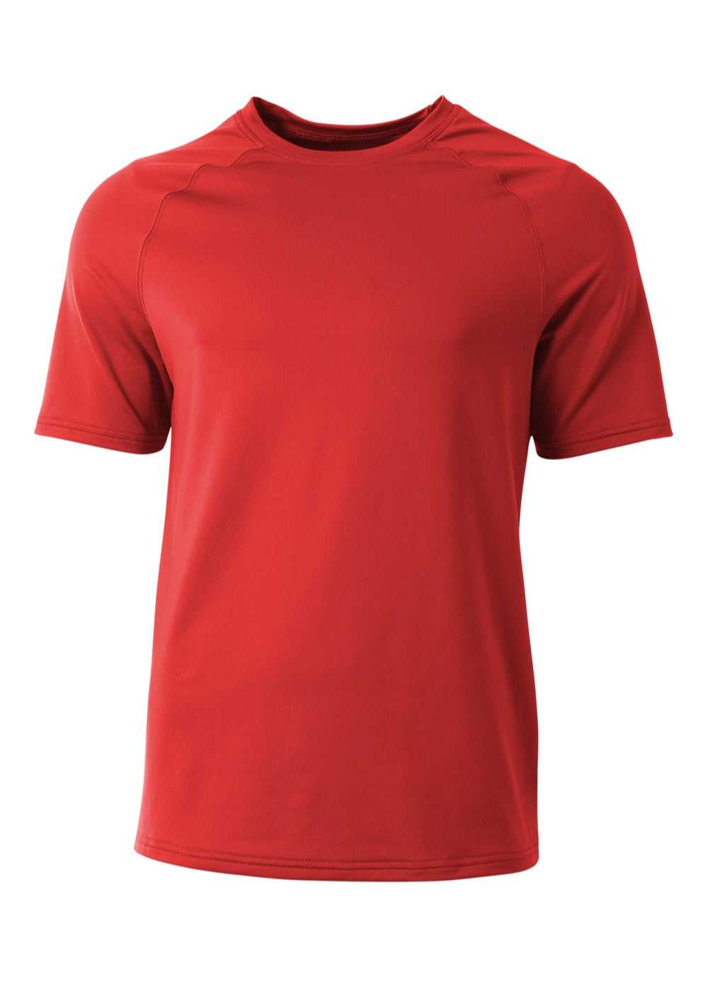 A4 N3397 Bionic Short Sleeve Tee - Scarlet - HIT a Double