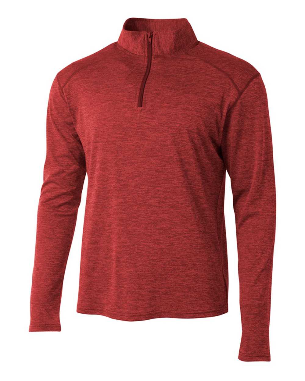 A4 N4010 Inspire Quarter Zip - Red - HIT a Double