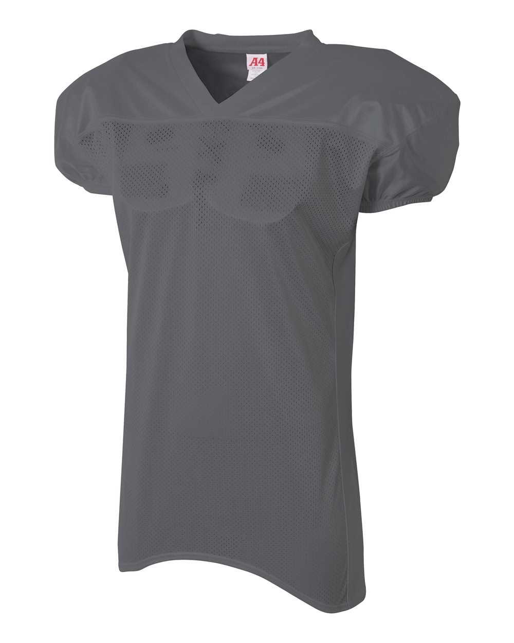 A4 N4242 Mens Nickelback Football Jersey - Graphite - HIT a Double