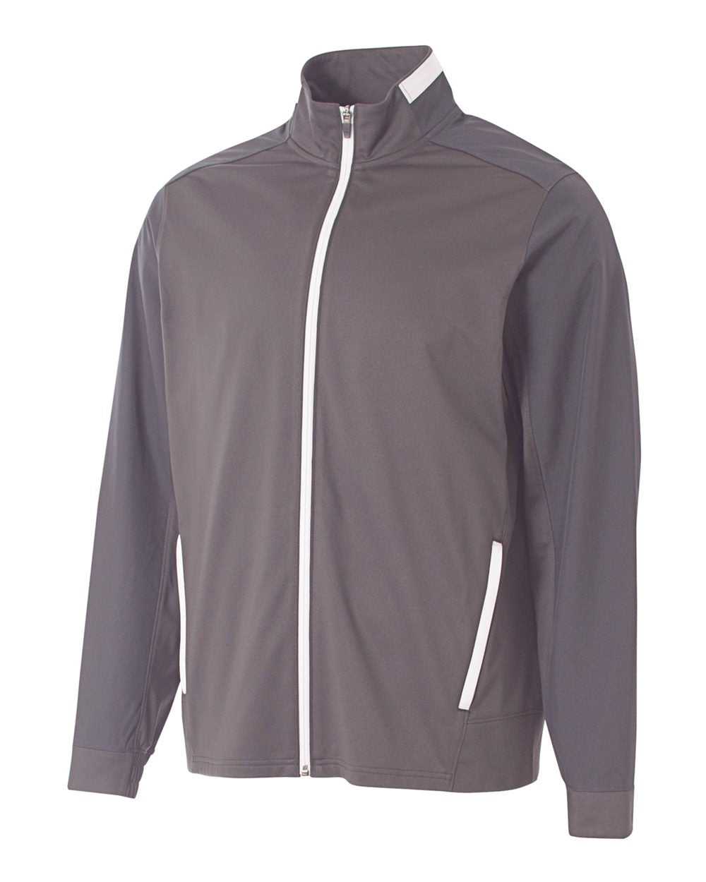 A4 N4261 League Full Zip Warm Up Jacket - Graphite White - HIT a Double
